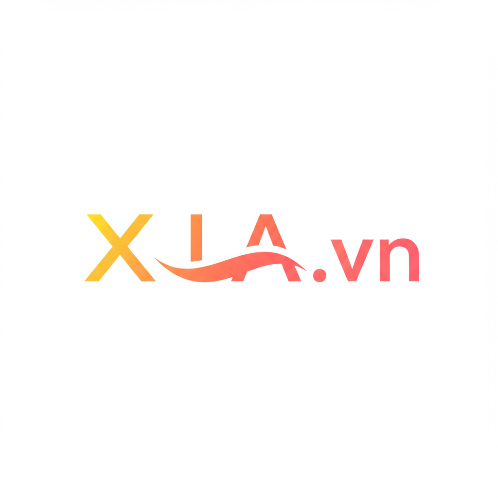 Váy maxi đi biển XIA Official họa tiết sóng biển